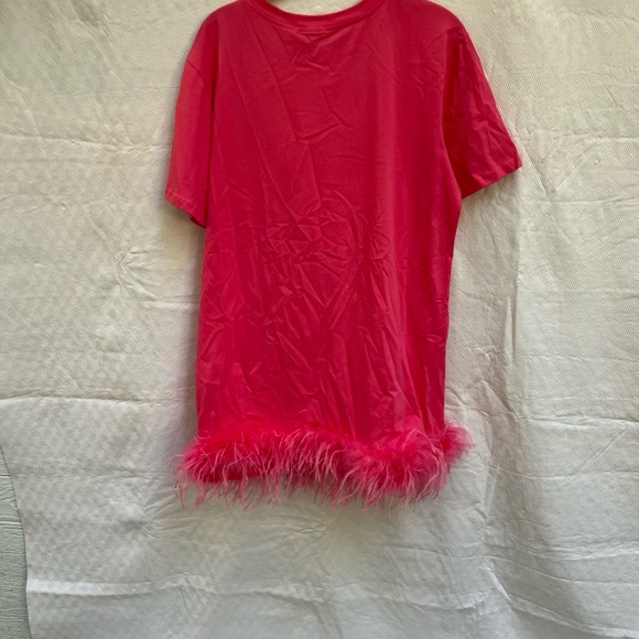 La Ros t-shirt dress with feathers in medium - Picture 2 of 3